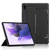 For Samsung Galaxy Tab S7 FE Case PU Leather Coated PC Tablet Cover with Back Kickstand