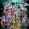 Dragon Ball Z Frieza Figure Collection, First Form - Golden Frieza, Set of 8, Height 53-123mm [Parallel Import]