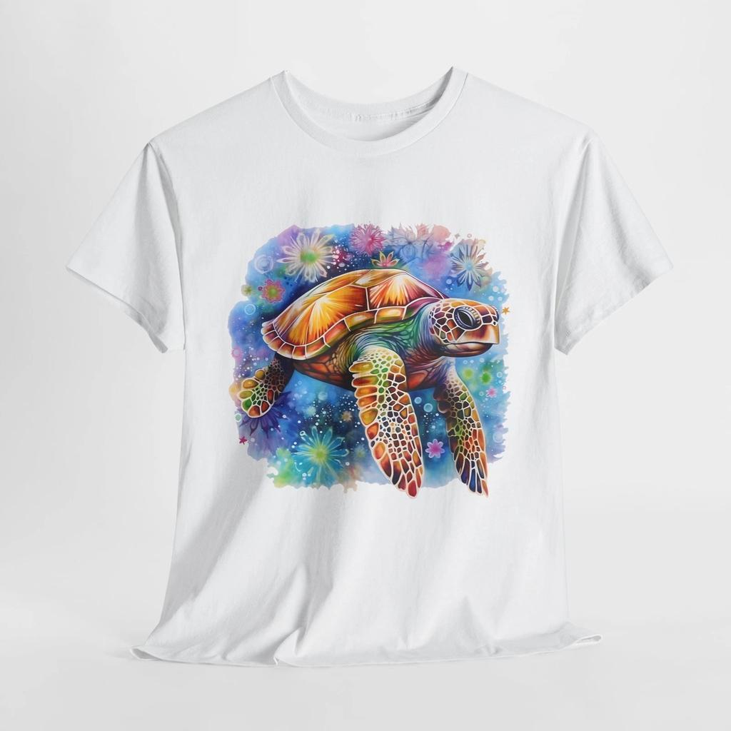 Hippie Tie Dye Sea Turtle Shirt | Psychedelic Retro 60s Tee | Peace & Love Shirt