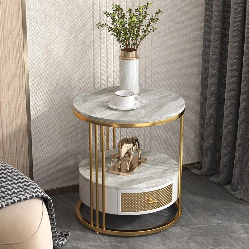 Round Center Modern Coffee Table Outdoor Lounge Center Luxury Room Tables Auxiliary  Household Items