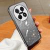 KEYSION Luxury Plating Glitter Phone Case for Huawei nova 13i 12i Transparent Soft TPU Shockproof Back Cover for Huawei nova 12i 13i