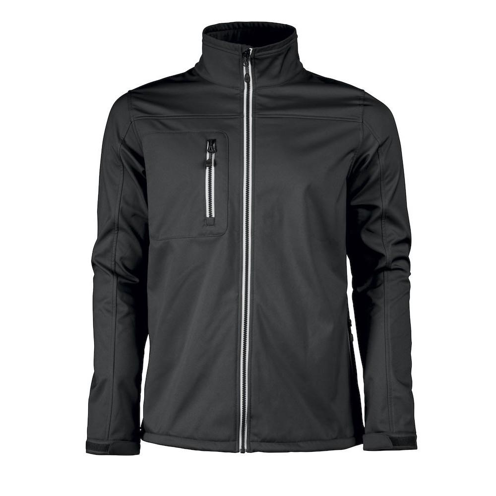 Printer RED Mens Vert Soft Shell Jacket
