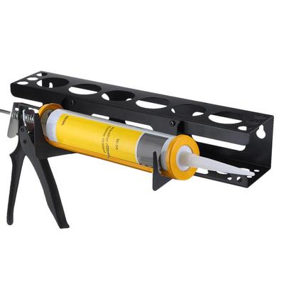 HOT Caulk Tube Holder Metal Grease Tube Rack Wall Mounted Sealant Organizer Hand Caulking Tube Rack Caulking Tool Organizers