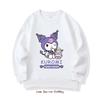 Girls Crewneck Sweatshirt My Melody Sario Cute Hoodie Clothes Kawaii Girls Kuromi Sweatshirt Spring Autumn Sweatshirt Child Tops