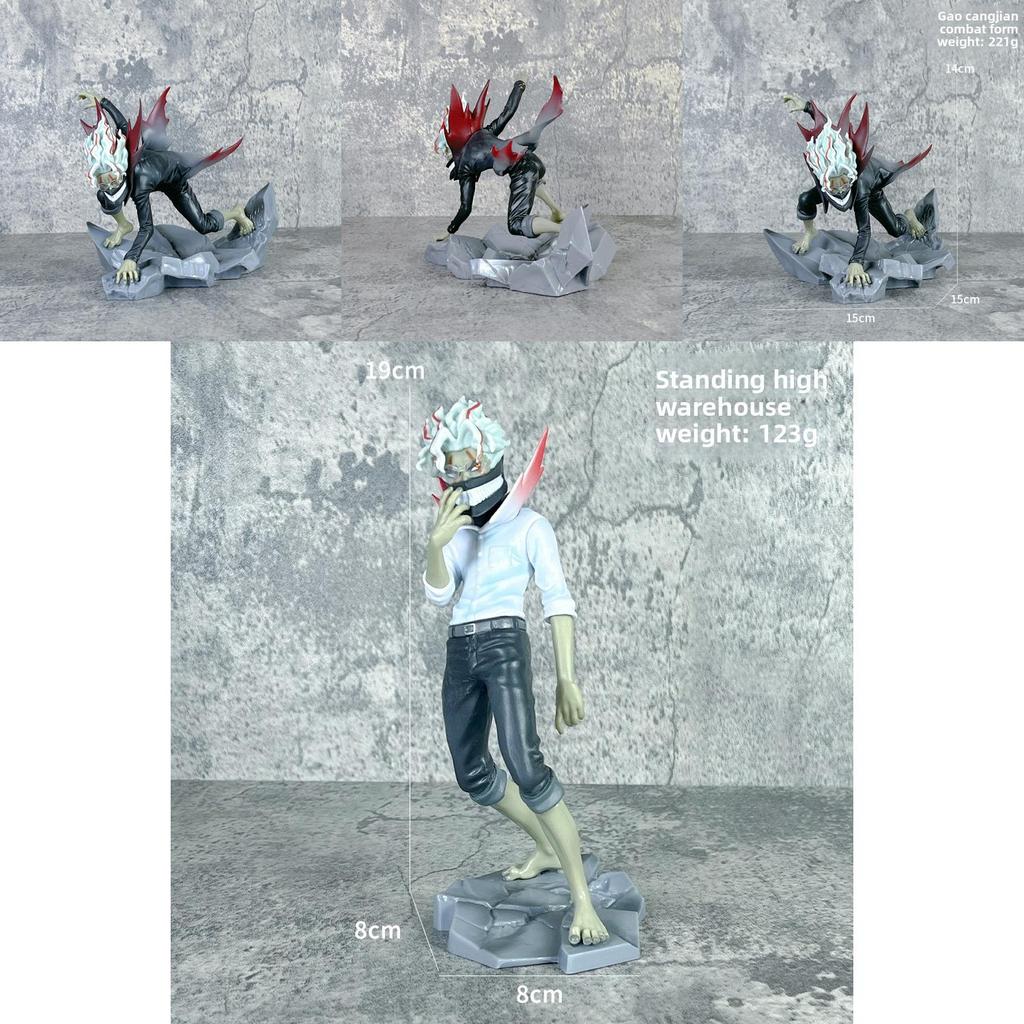 Dan Da Dan Takakura Ken Pvc Anime Figure With Articulated Joints For Collection And Display