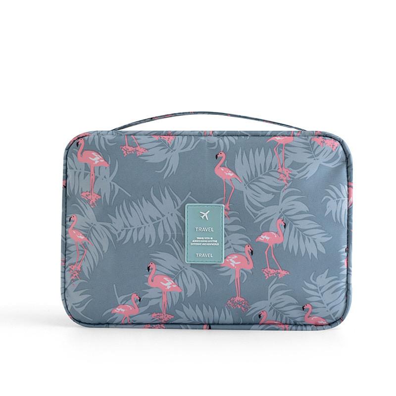 Makeup Organizer Hanging Bag With Waterproof Material For Travel And Bathroom Use