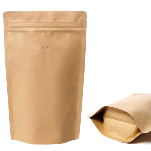 Coffee Bean Storage Bags, 100g Capacity, 10 Count, 130x210mm, Zipper Bags, Aluminum Bags, Stand-Up Bags, Kraft Paper Bags, Zipper Bags, Stand-Up Bags,
