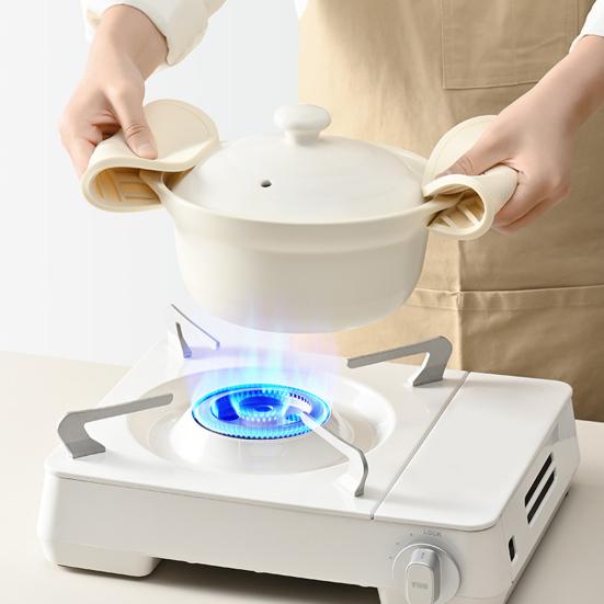 Silicone Coaster Heat-resistant Non-slip Kitchen Countertop Table Protection Round Mug Coffee Tea Cup Pot Holder Mat Pad