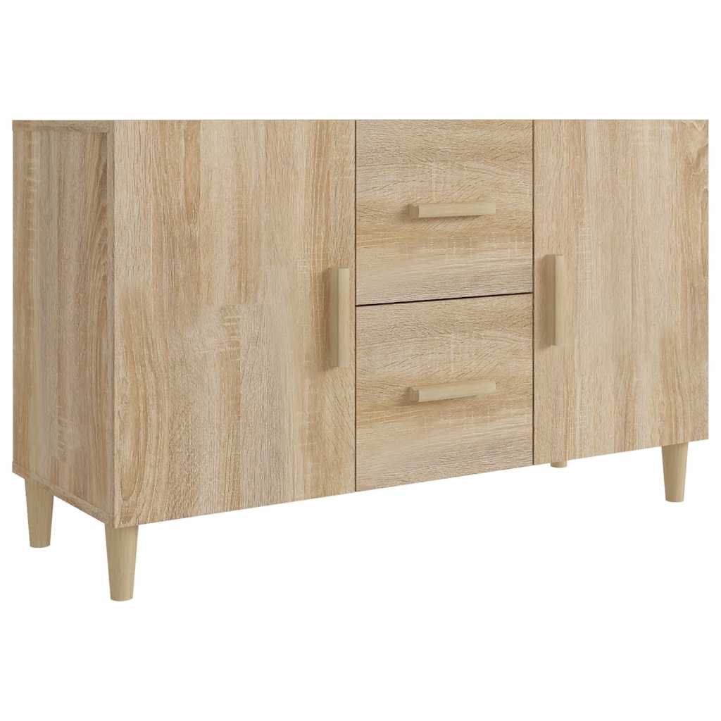 Vidaxl Komoda, Dąb Sonoma, 100X36X60 Cm, Materiał Drewnopochodny