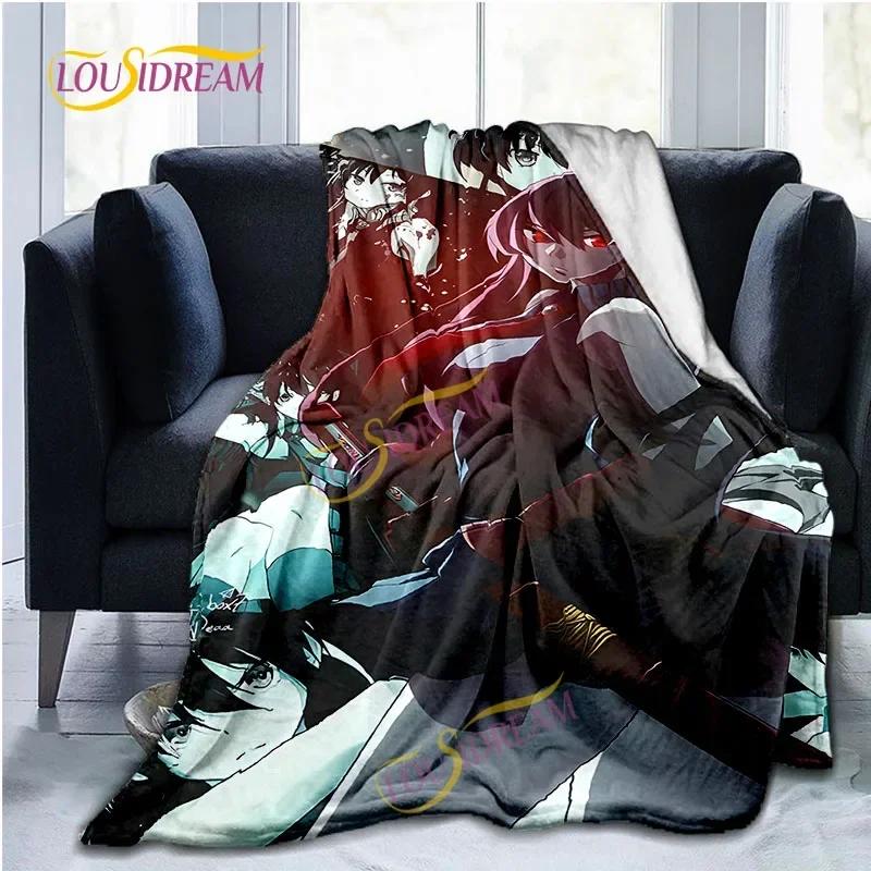 Akame Ga Kill Flannel Warm Lightweight Blanket Japan Animation Children's Game Home Office Travel Bed Sofa Napping Blanket.