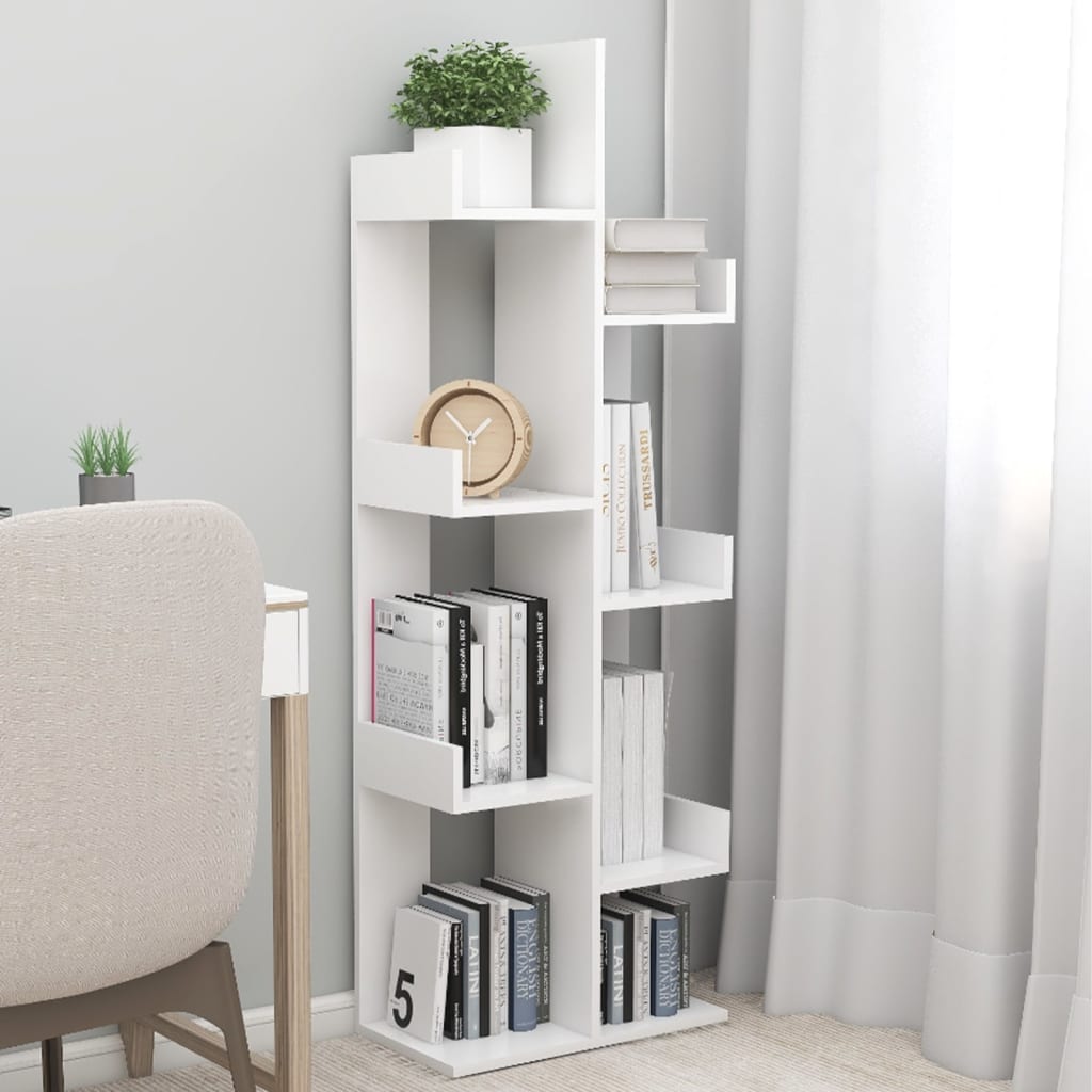 Unregelmäßiges Kreatives Design Bücherregal, Wohnzimmer Dekorationsdisplayregal, Dekorationsregal, Aufbewahrungsregal Für Bücherzimmer, 48x25,5x140 Cm