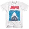 The 2025 Summer and Autumn New Great White Shark Retro Printed T-shirt Is a Loose and Trendy Short-sleeved Cotton Couple's Top
