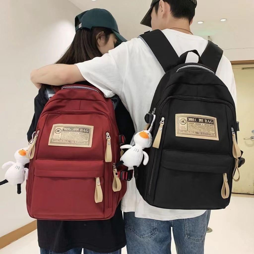 Multi-Pocket Large Capacity Backpack - Stylish Laptop Bag with High-Value Design for Work