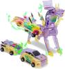Transforming Unicorn Car Toy, 2-In-1 Magnetic Collision Robot Car For Kids, Dinosaur  Unicorn Figures, Fun Educational Toy Gift