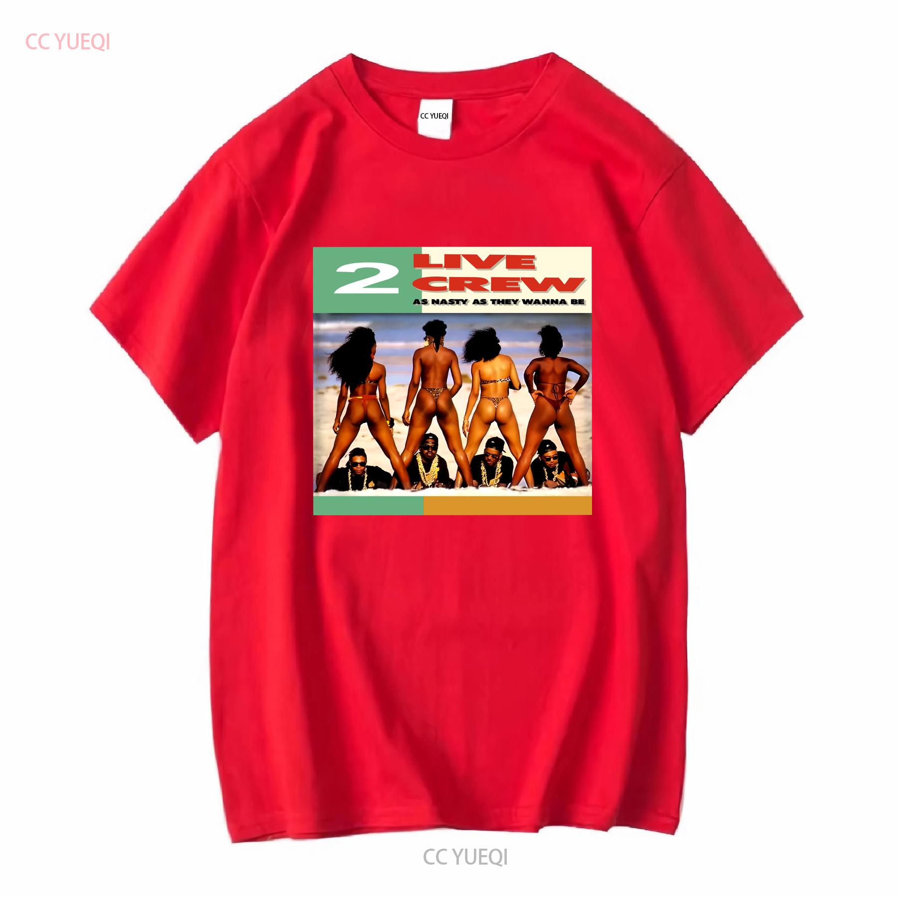 

2 Live Crew As Nasty They Wanna Be Футболка винтажная Стирка Мягкая streetwear Немного Универсальная мода Дышащая Стильная Повседневная S