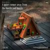 A-Frame House Building Blocks MOC Kit Creative Technical Assembly Bricks Desktop Decoration STEM Toys Holiday Family Gift