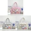 Included Small Nylon Student Shoulder Bag With Drawstring Closure For Daily Use