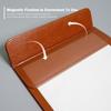 PU Leather Signature Writing Pad Magnetic Absorption Clip Board Writing Clipboard  School Office