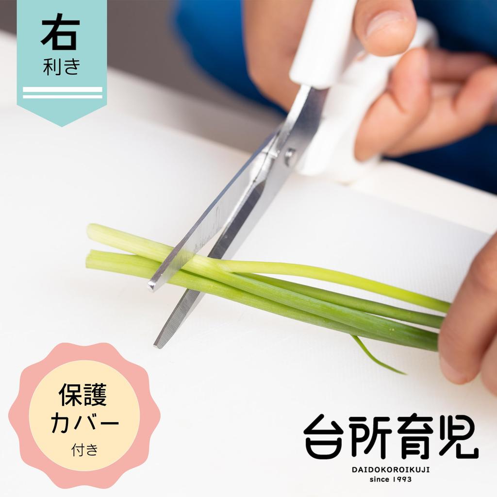 Sancraft Kitchen with Made in Kitchen Utensils for Children's Scissors, Right-Handed, Cover, Japan, Kids, DI-103