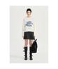 LUCKY CHOUETTE Intarsia Chouette Round Neck Pullover (Ivory)_Lfwas25220Ivx
