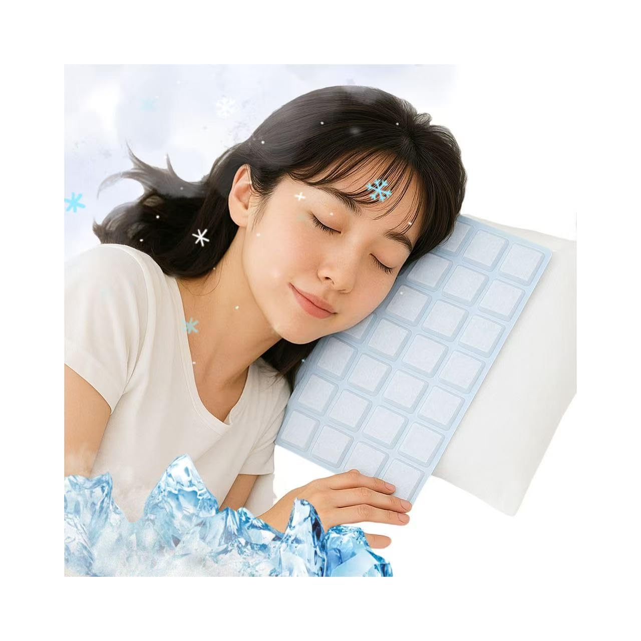 

Ice Pillow [New for Summer 2025] No Power Supply or Refrigeration Required, Cooling, Long-Lasting, Instant Cooling, Summer Pillow, No Condensation,