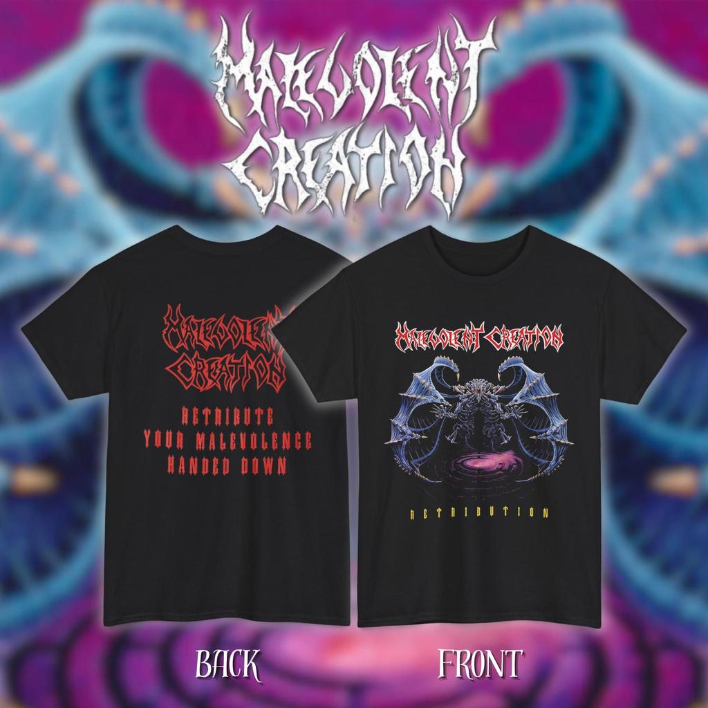 Malevolent Creation Retribution T-Shirt 100% Cotton
