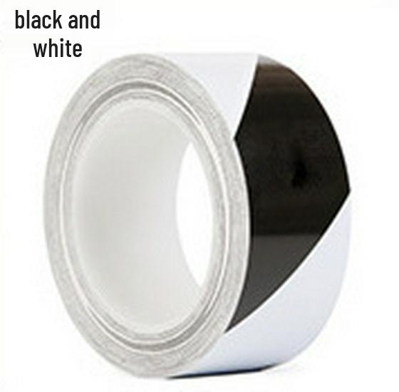 Black and Yellow Zebra Stripe PVC Warning Tape for Floor Marking