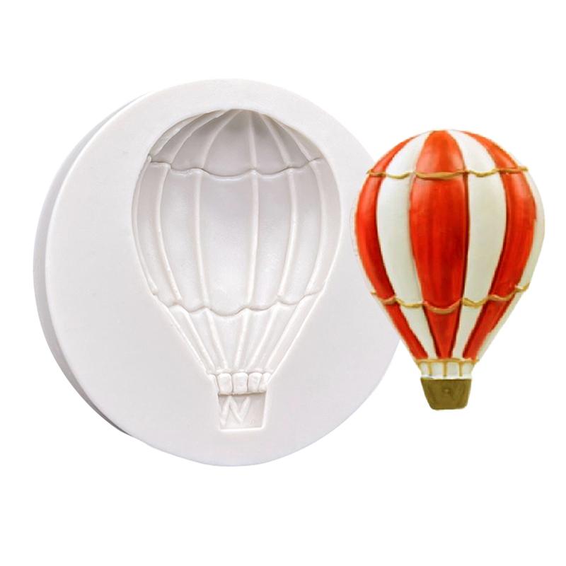 Hot Air Balloon Silicone Mold Sugarcraft Cupcake Baking Mold Resin Tools Chocolate Fondant Cake Decorating Tools
