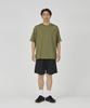 Snow Peak New Standard Back Printed Logo Short Size L T-Shirt NSD-TS-25AU004, Sleeve, Men's/Women's, Olive,