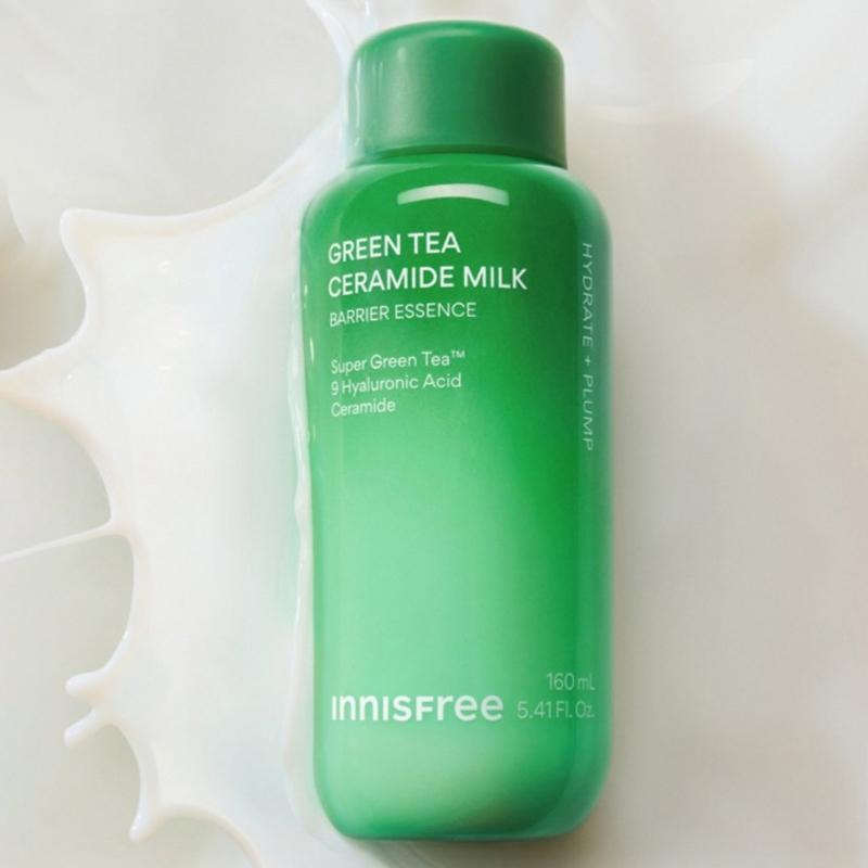 Innisfree Green Tea Ceramide Milk Barrier Essence 90ml/160ml