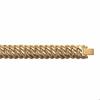 21 Cm American Link Bracelet 750/000 Gold Plated(18 Karat) Punched