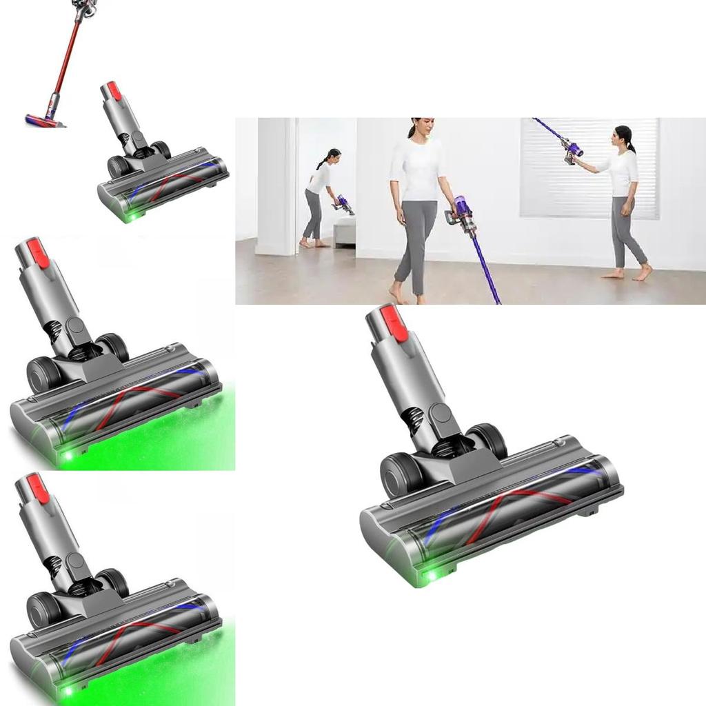 For Dyson V10 V12 Slim Soft Rollers Vacuum Cleaner Floor Brush With Manual Control For Home Use