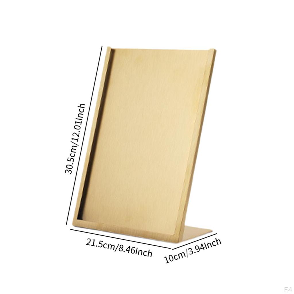 Advertisement Display Stand Price Tag Frame Solid Multifunction L Shaped Menu Picture Holder