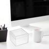 4 Pcs Acrylic Box Transparent with Lid Boxes For Display Food Clear Storage Container
