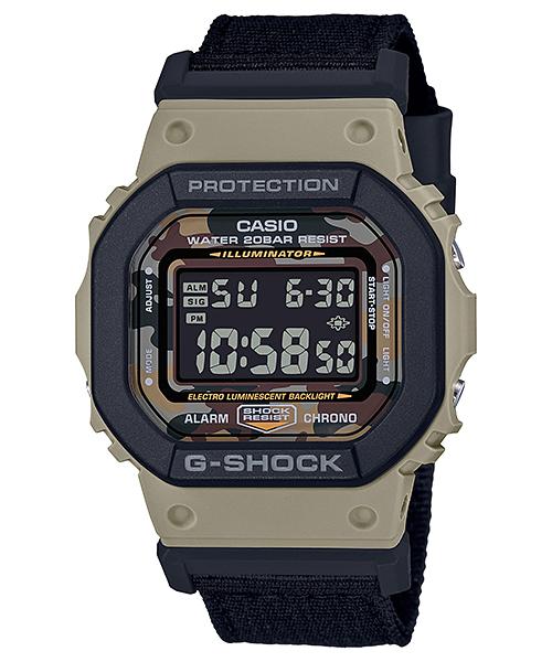Casio G-SHOCK Men s Resin 200M Water Resistant Shock Resistant Alarm Quartz Watch DW-5610SUS-5 коричневый