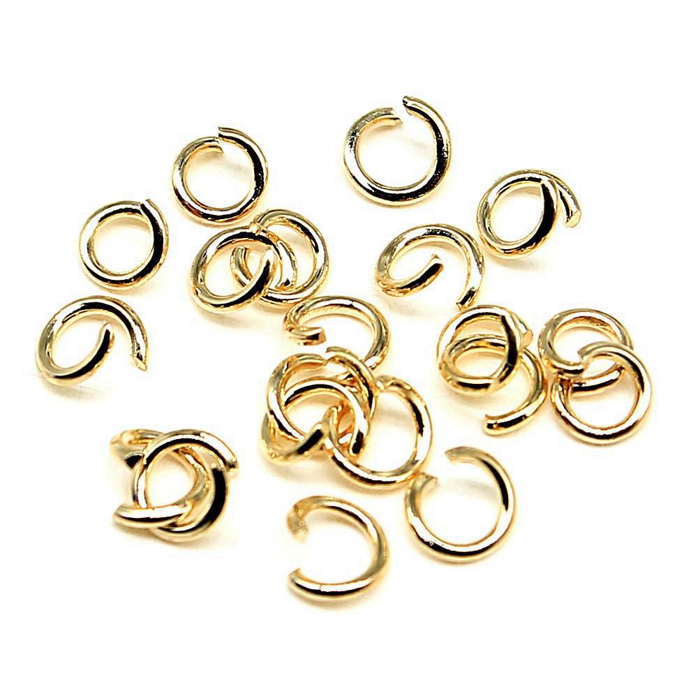 5 Colors 6 Sizes Jump Rings Open Connectors For Jewelry Making Components