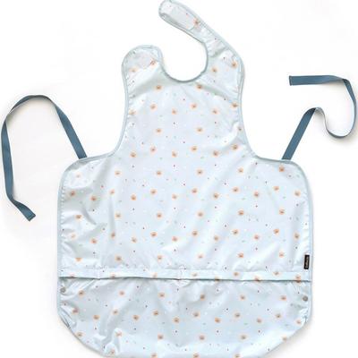 Babyclaw Baby Table Integrated Type, Child-led Baby Food, Waterproof Bib, Tank Top, Zipper Type, Bear Sky, 1 Piece, 1 Piece
