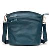 Multi-Pocket Genuine Leather Crossbody Bag for Women