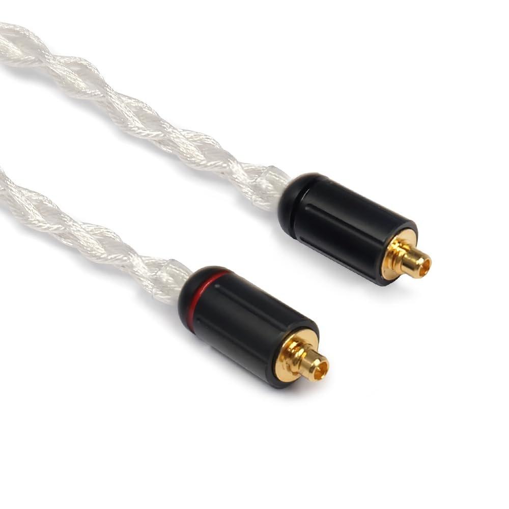 NOBUNAGA Labs PREMIUM ONIMARU-HA 3.5mm 3-Pole Stereo Mini to MMCX Upgrade Cable 7N OCC Silver-Plated 8-Core NLP-ONI-HA