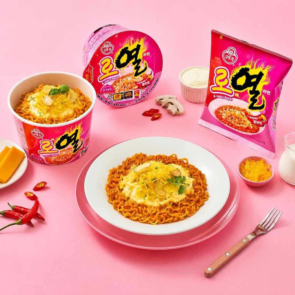 Ottogi Yeul Ramen Cheese Cream Edition (120g × 4 Packs) (2 Options)