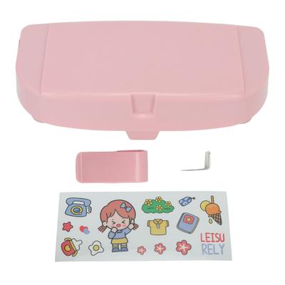 Multifunctional Car Glasses Holder Case Car Sun Visor Sunglasses Case Holder Eye Glasses Organizer Box With Clip Pink