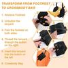 Plane Train Car Footrest Hanger Adjustable Portable Travel Foot Rest Hammock Space Saving Leg Support for Office and Travel