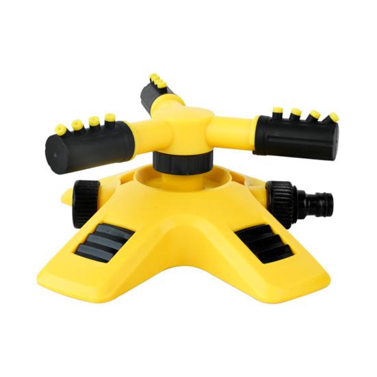 Automatic Lawn Sprinkler 3-Arm Adjustable 360-Degree Rotating Garden Sprinkler Water Sprinkler Garden