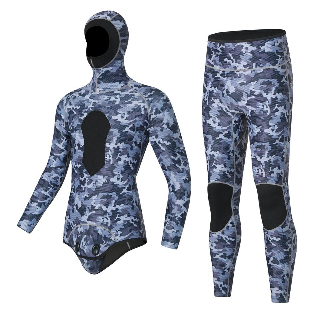 "3mm Long Sleeve Diving Suit - Warm, Elastic & Jellyfish-Resistant for Snorkeling, Surfing, & Fishing"