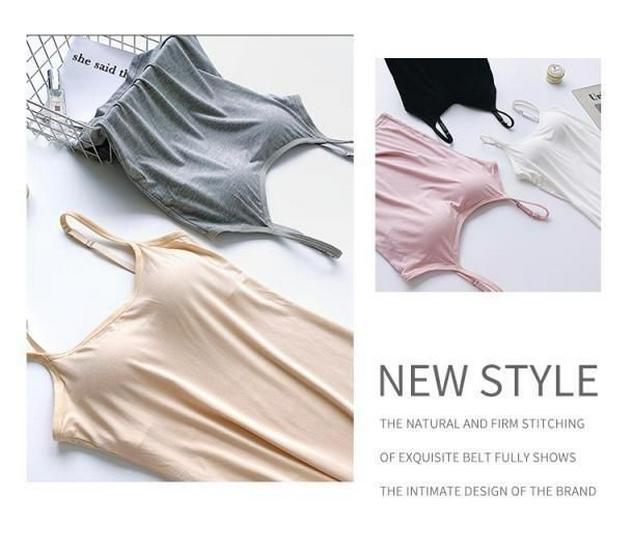 Modal Backless Slim Fit Suspender Jumpsuit with Chest Pads - Women's Seamless Bra-Free Summer Wear