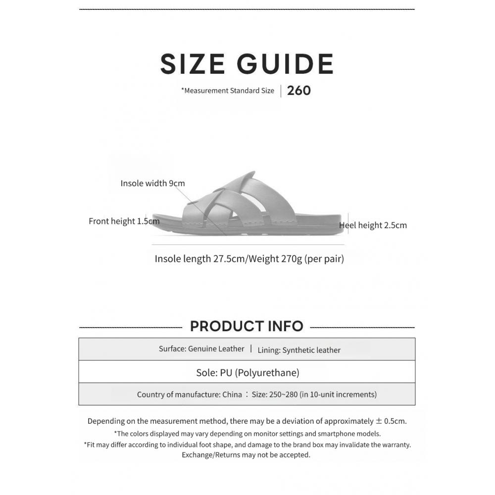 Raven Wing S Foot Leather Slipper  MenS  W183001qb M