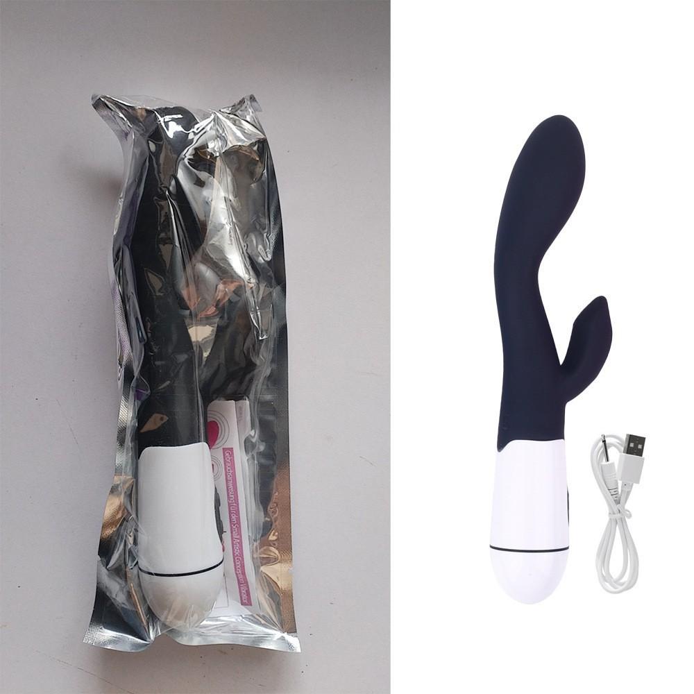 30-Frequency Vibrator Women's Silicone Fashion G-Spot Double Shock AV Stick Handheld Masturbation Massager Adult Sex