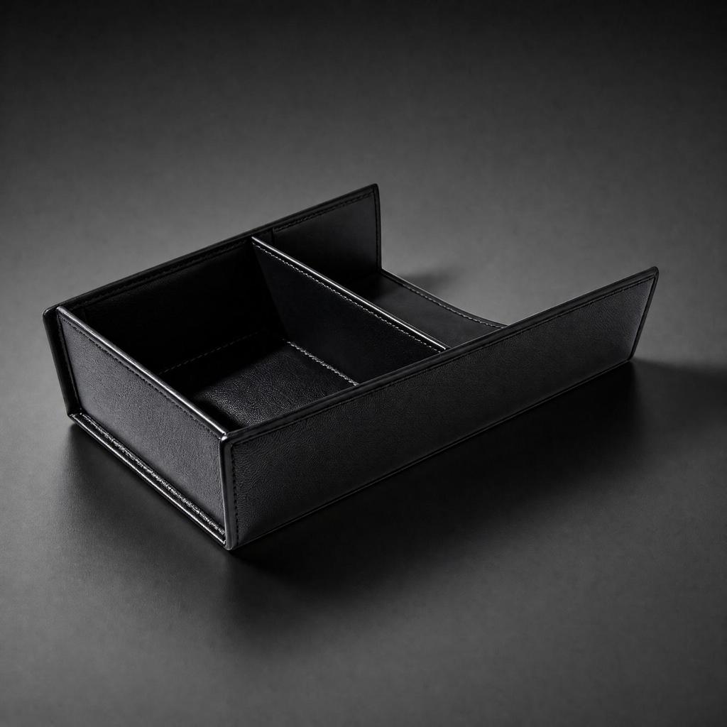 Vehicle Brand Minivan Lower Console Storage Box Compartmentalized