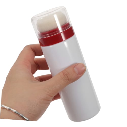 SAFIGLE Toddler Powder Puff Container, Baby Powder Bottle, Loose Powder Case, Travel Compact, Leak-Proof