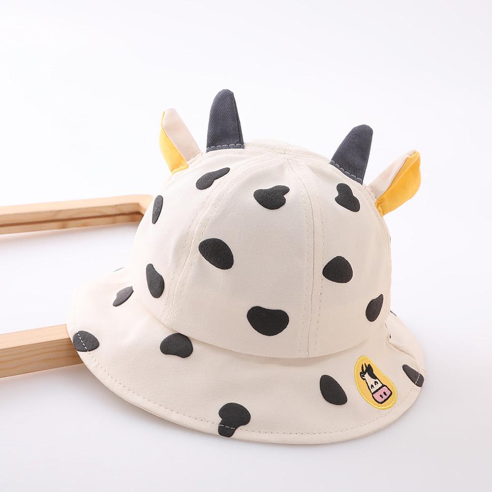 

Kids Bucket Hats Korean Cow Shape Baby Cap Thin Trendy Boy Fashion Girl Cute Caps Fisherman Hat For Children 1-5 Years 50cm(1-5year) бежевый
